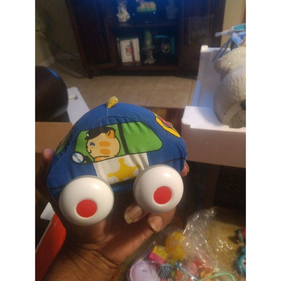 Melissa & Doug K's Kids Pull-Back Vehicle/Car Police Rescue Soft Cloth Shell Toy - Picture 2 of 4